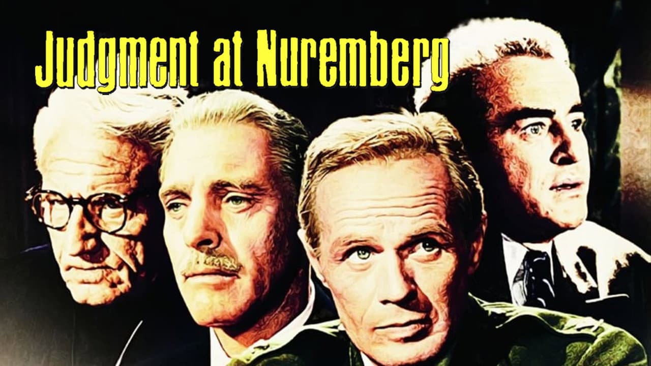Judgment at Nuremberg — backdrops with title 3