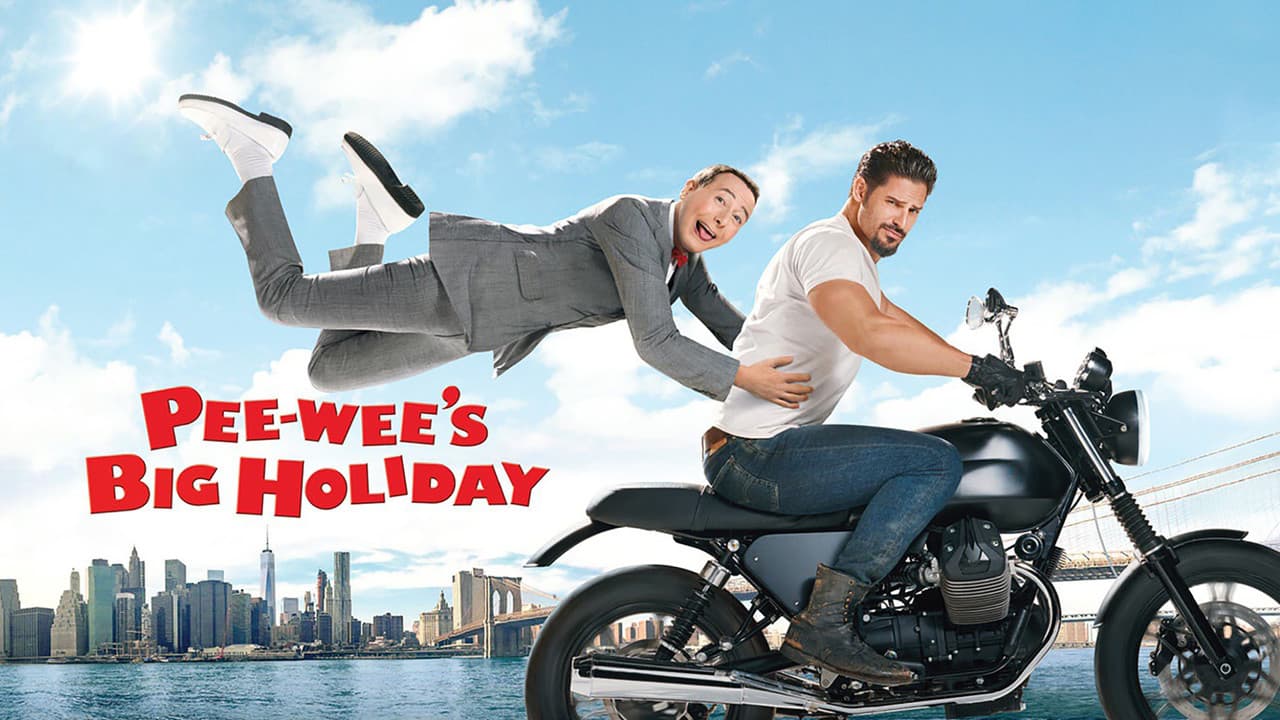 Pee-wee's Big Holiday — backdrops with title 1