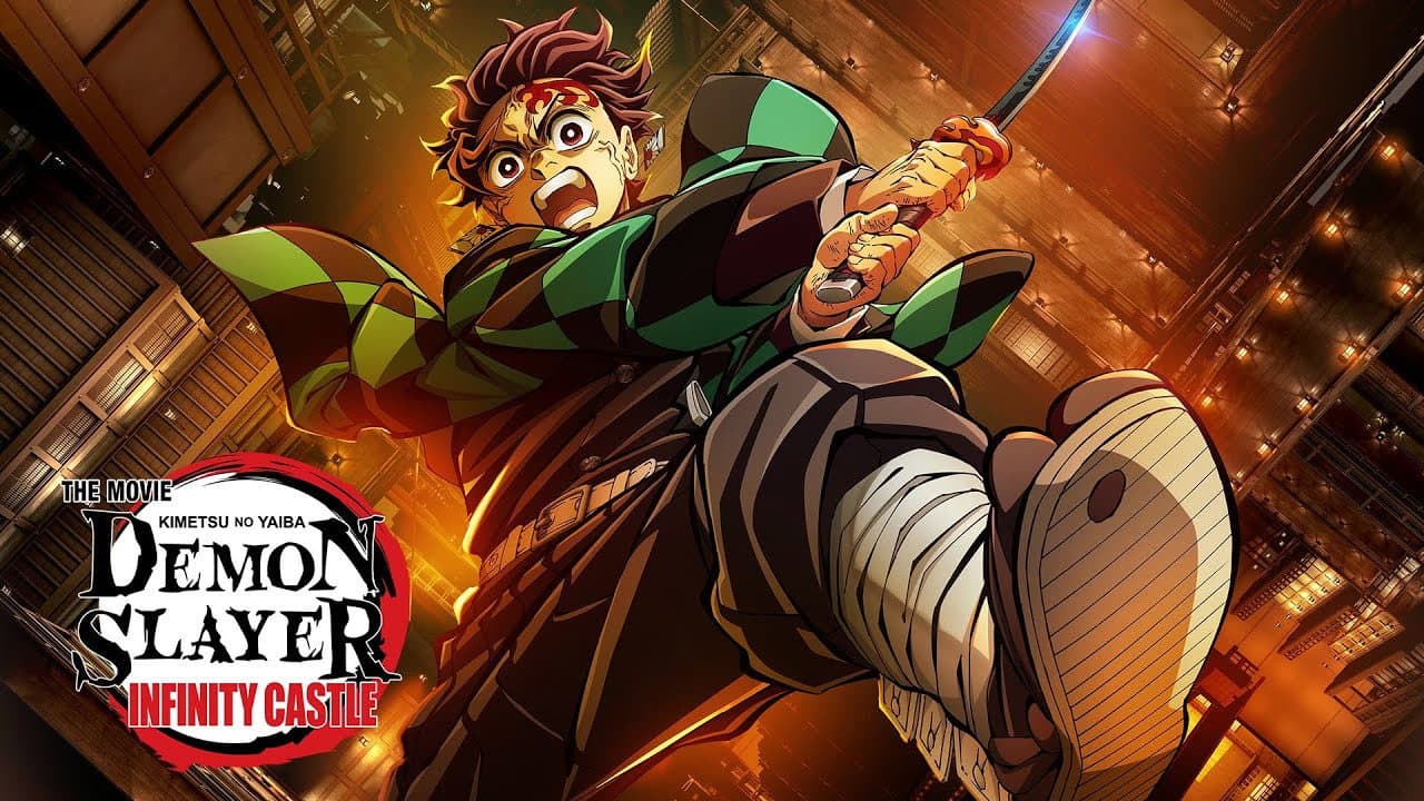 Demon Slayer: Kimetsu no Yaiba Infinity Castle — backdrops with title 1