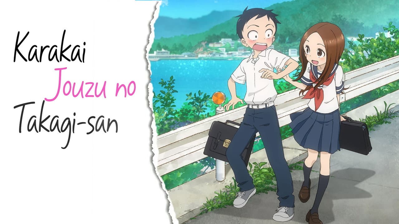Teasing Master Takagi-san — backdrops with title 1