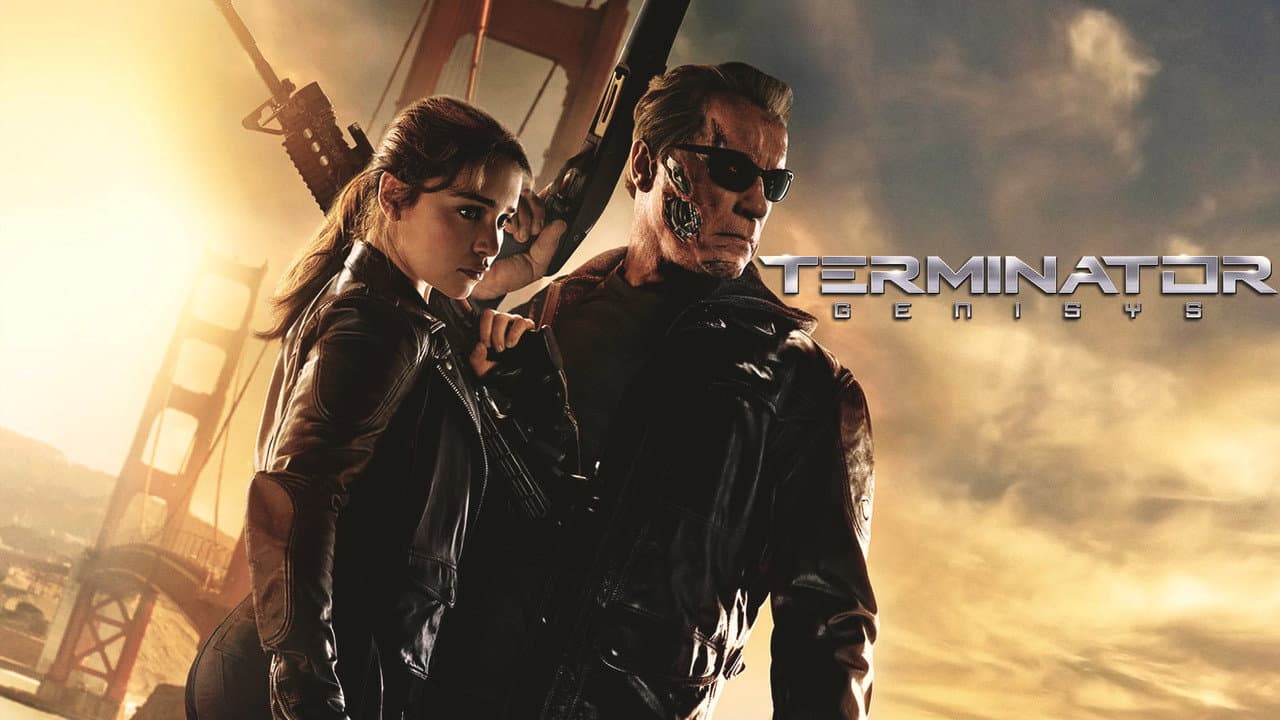 Terminator Genisys — backdrops with title 4