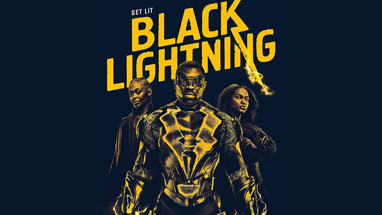 Black Lightning — backdrops with title 1