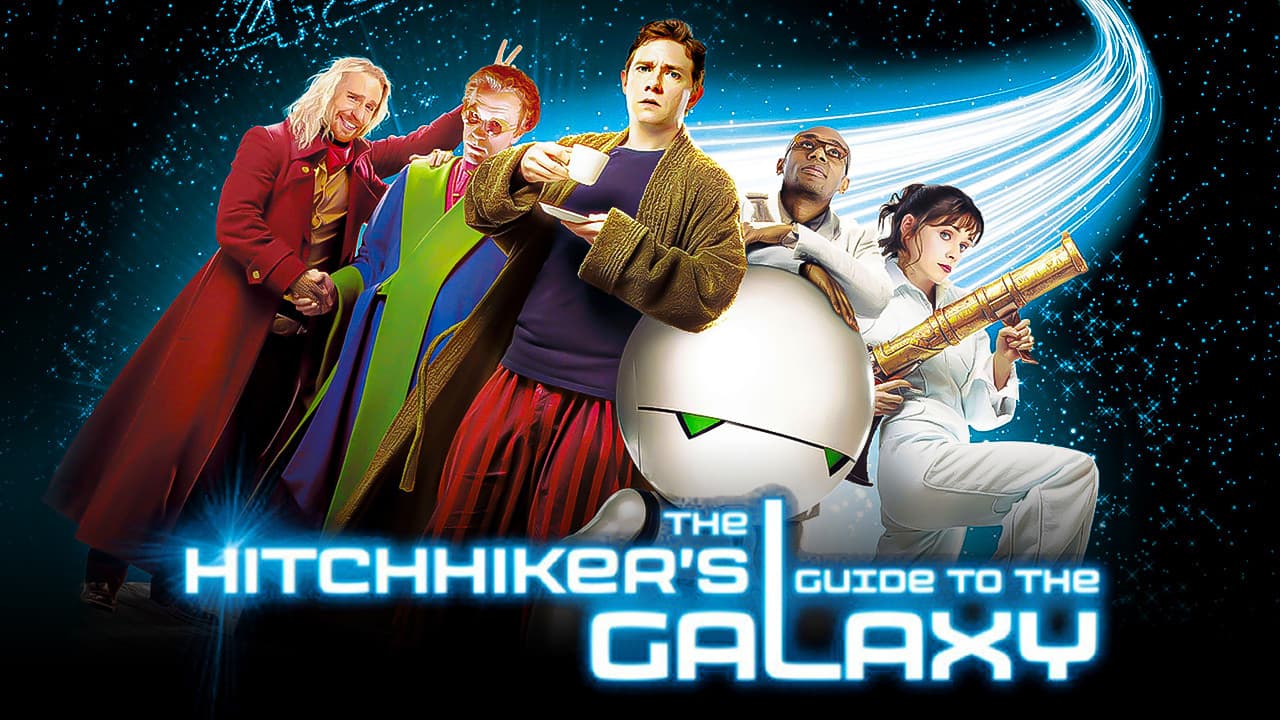 The Hitchhiker's Guide to the Galaxy — backdrops with title 4