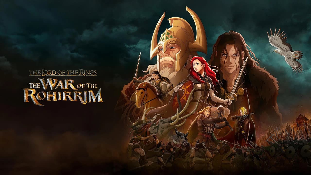 The Lord of the Rings: The War of the Rohirrim — backdrops with title 5