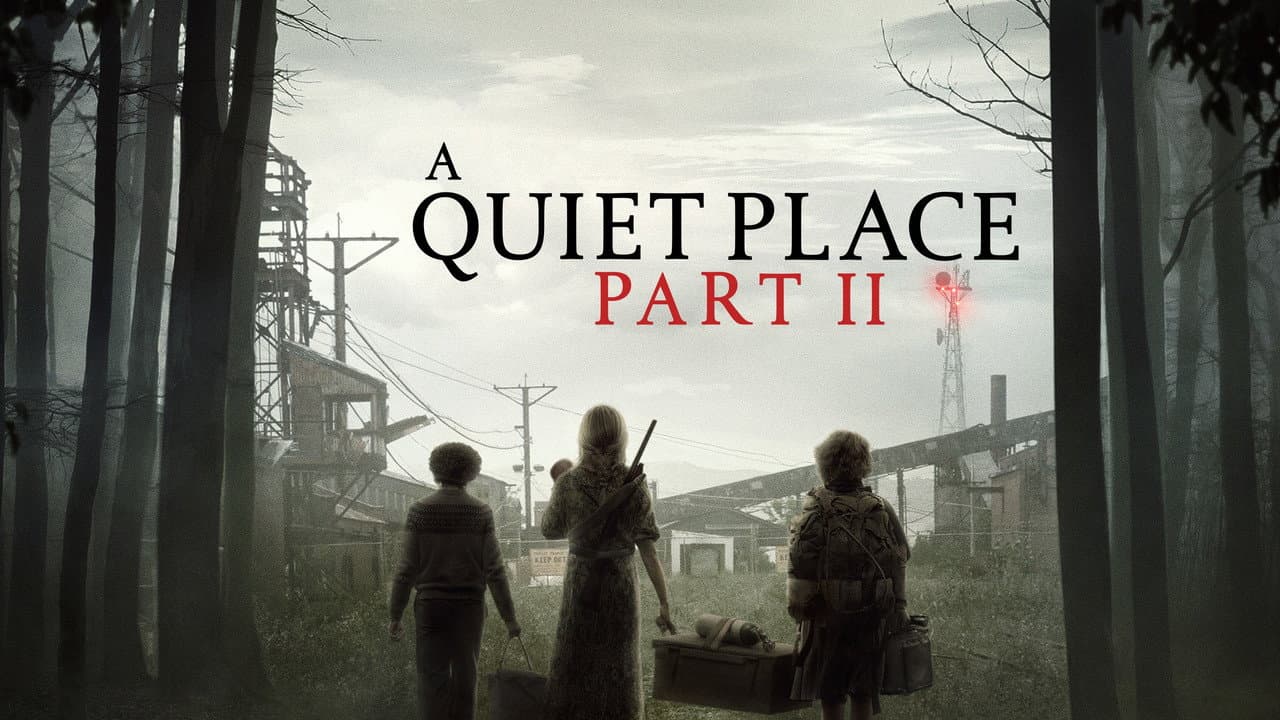 A Quiet Place Part II — backdrops with title 4
