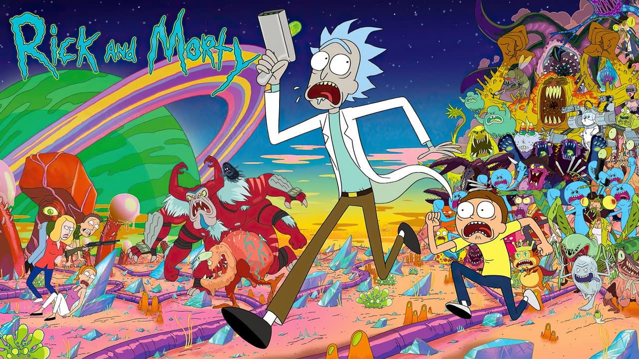 Rick and Morty — backdrops with title 6