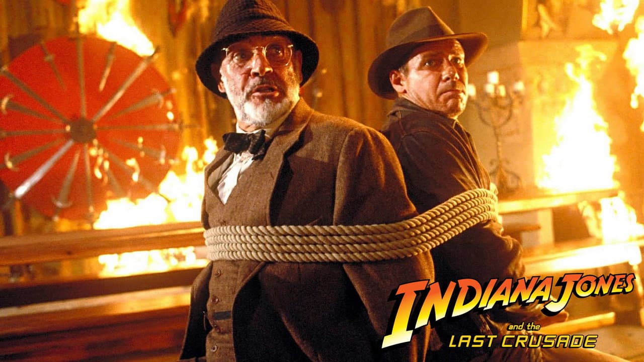 Indiana Jones and the Last Crusade — backdrops with title 5