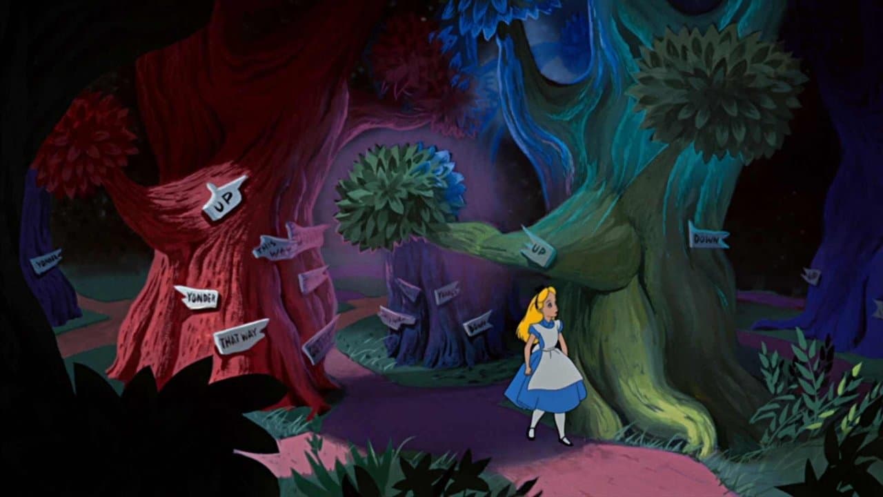 Alice in Wonderland — backdrops 2