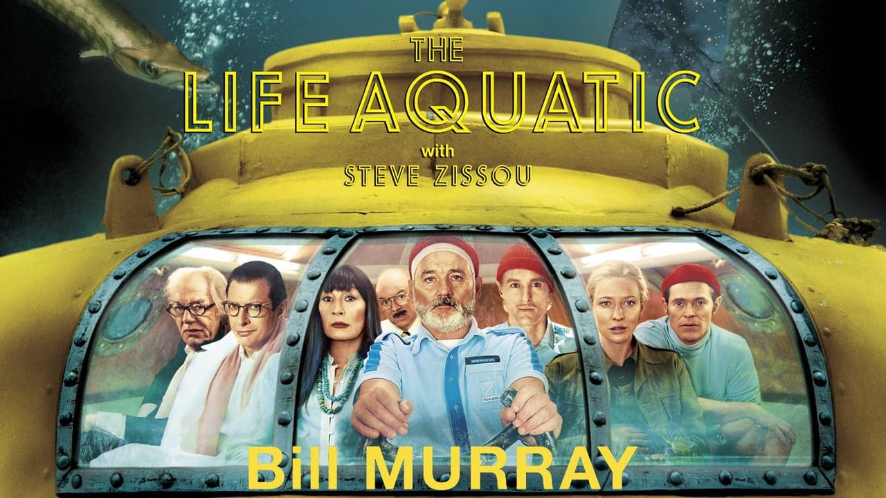 The Life Aquatic with Steve Zissou — backdrops with title 2