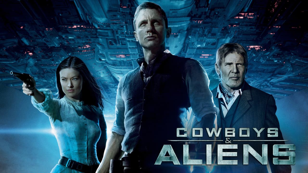 Cowboys & Aliens — backdrops with title 7