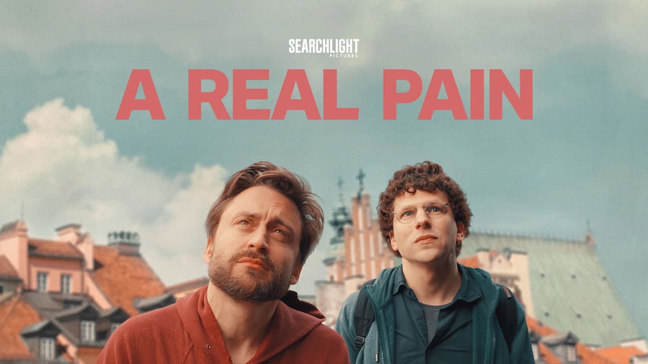 A Real Pain — backdrops with title 3