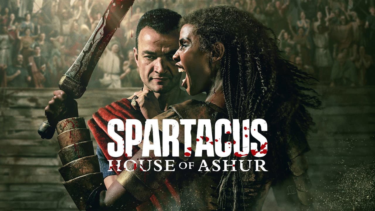 Spartacus: House of Ashur — backdrops with title 2