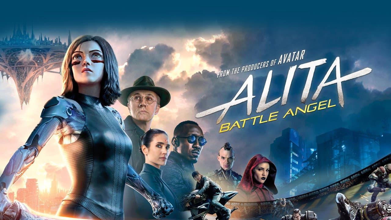 Alita: Battle Angel — backdrops with title 3