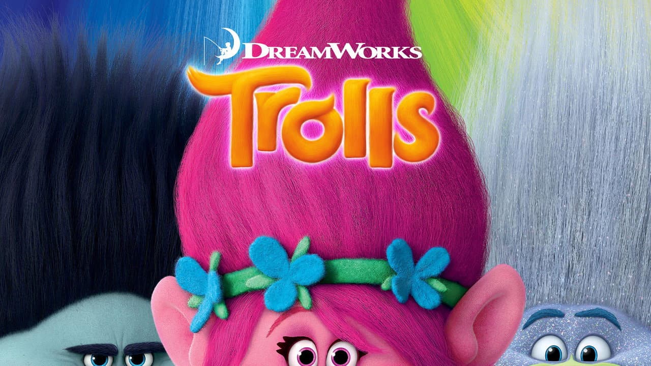 Trolls — backdrops with title 7