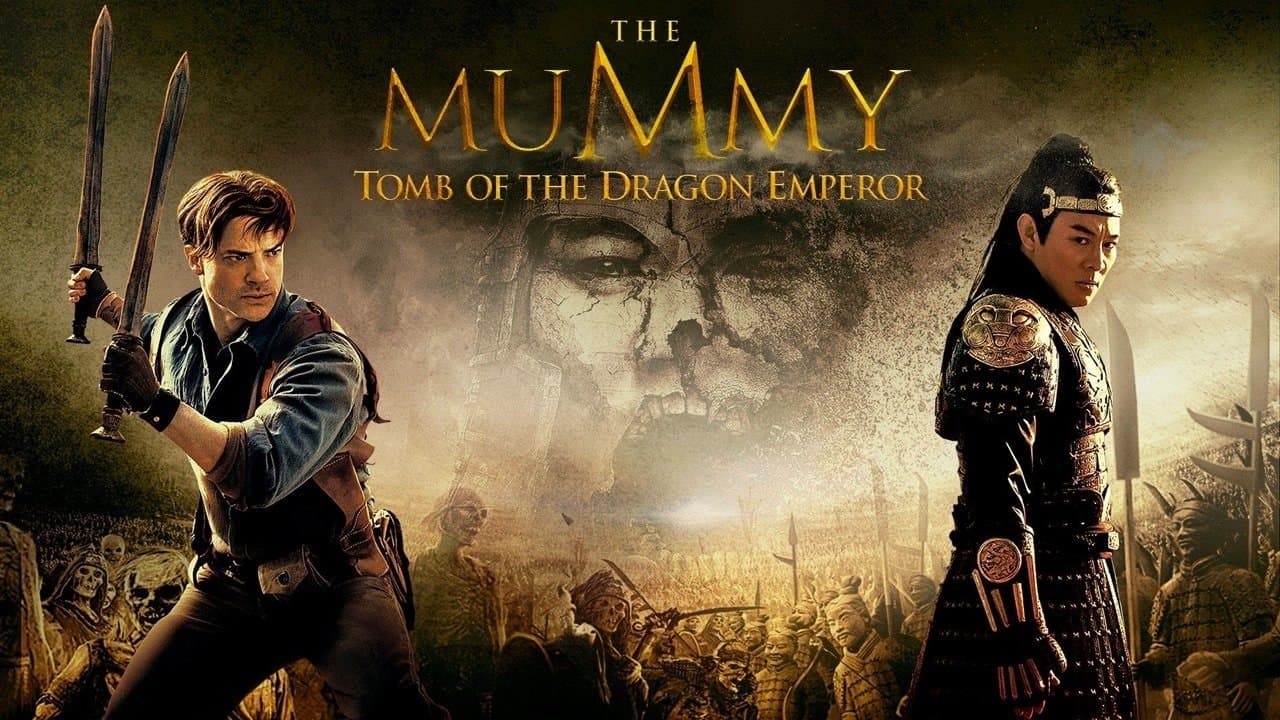 The Mummy: Tomb of the Dragon Emperor — backdrops with title 1