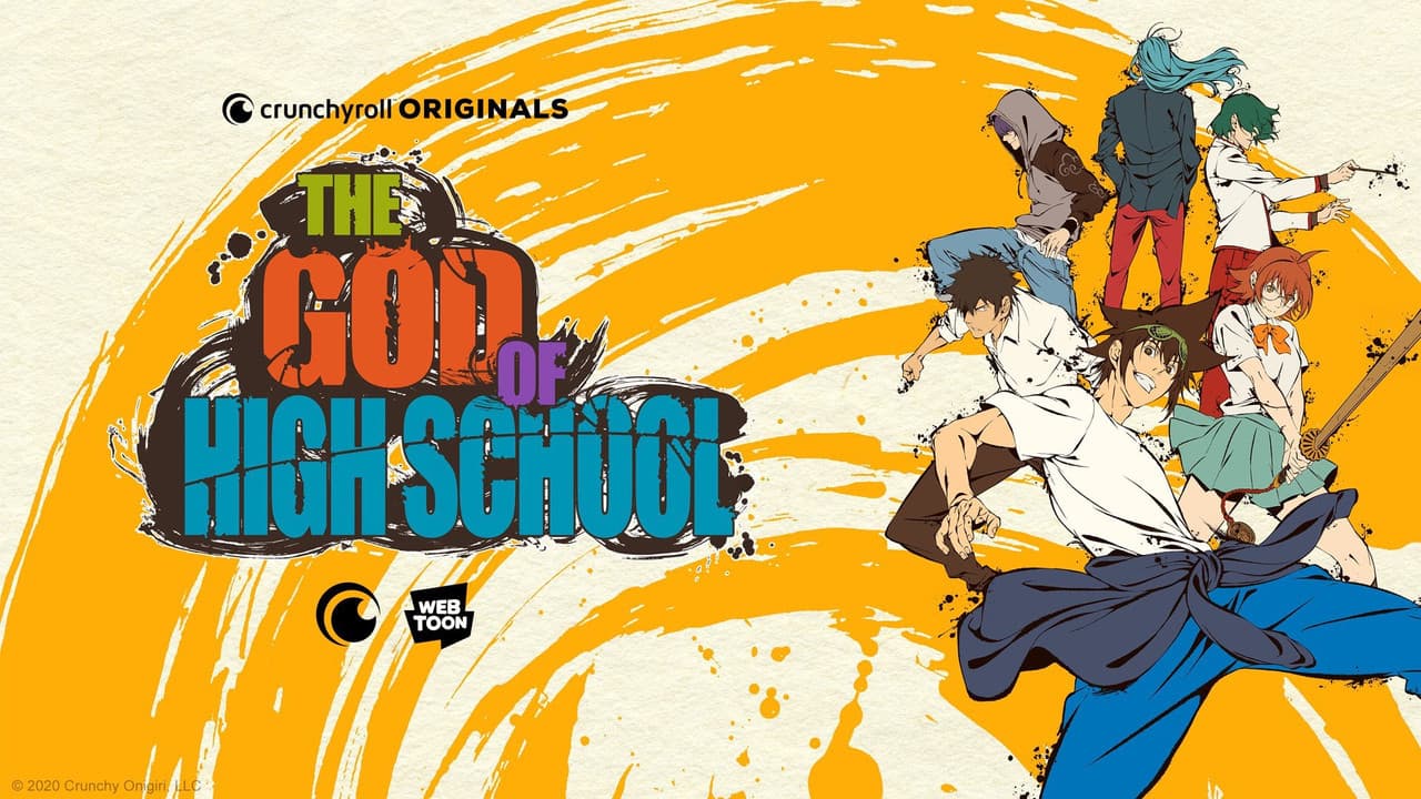 The God of High School — backdrops with title 1