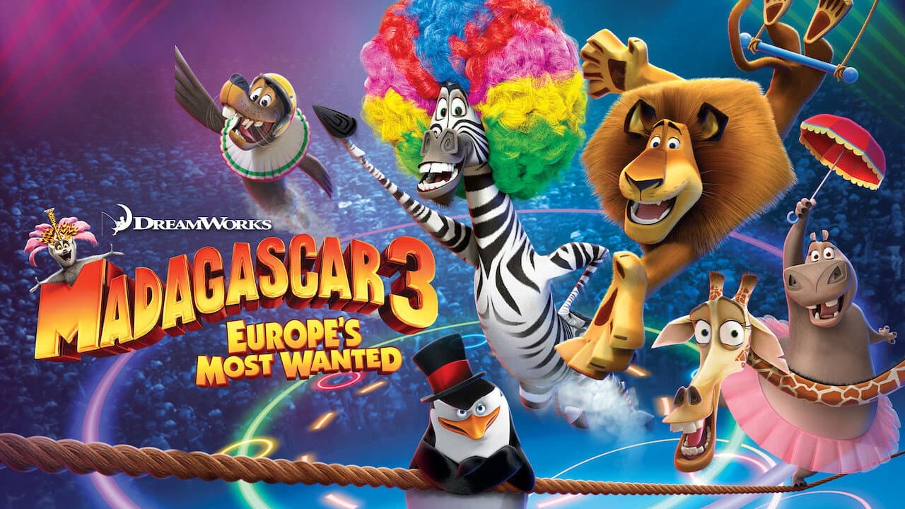 Madagascar 3: Europe's Most Wanted — backdrops with title 5