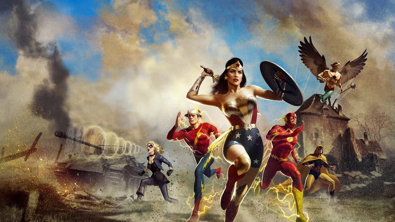 Justice Society: World War II — backdrops 5