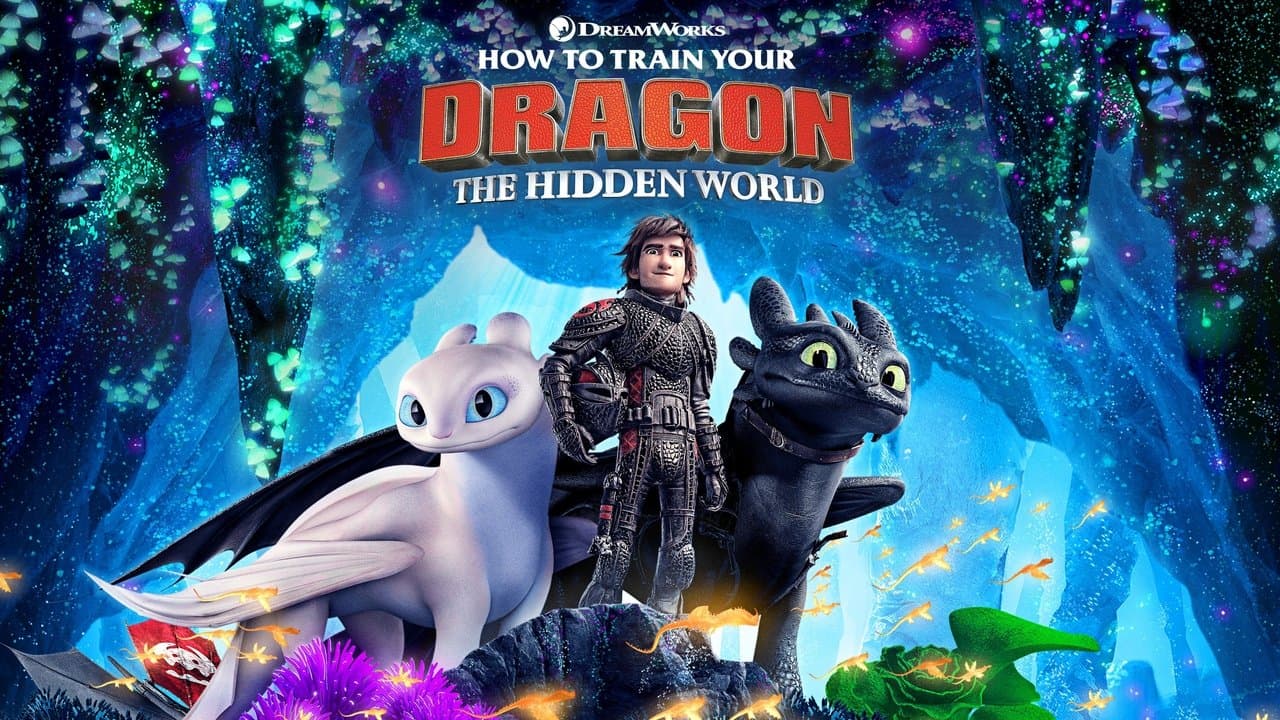 How to Train Your Dragon: The Hidden World — backdrops with title 1