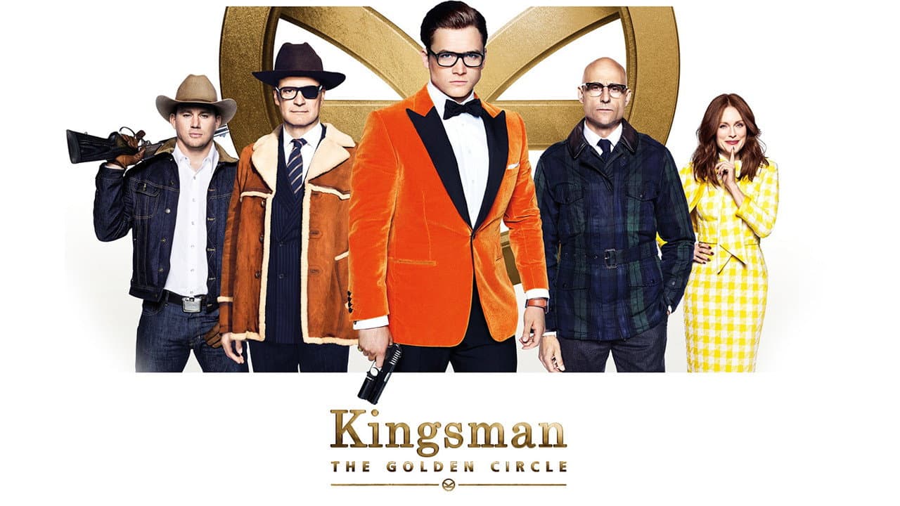 Kingsman: The Golden Circle — backdrops with title 4