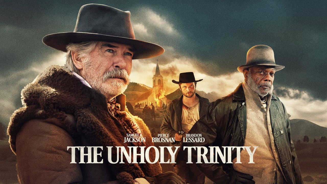 The Unholy Trinity — backdrops with title 2