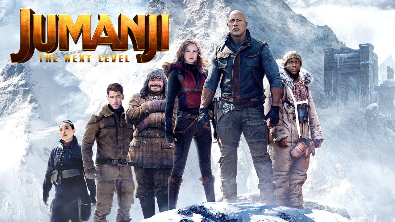 Jumanji: The Next Level — backdrops with title 2