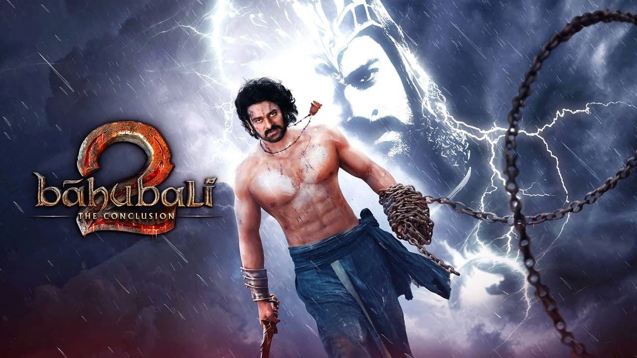 Bāhubali 2: The Conclusion — backdrops with title 6