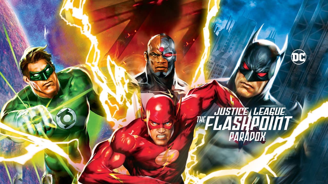 Justice League: The Flashpoint Paradox — backdrops with title 2