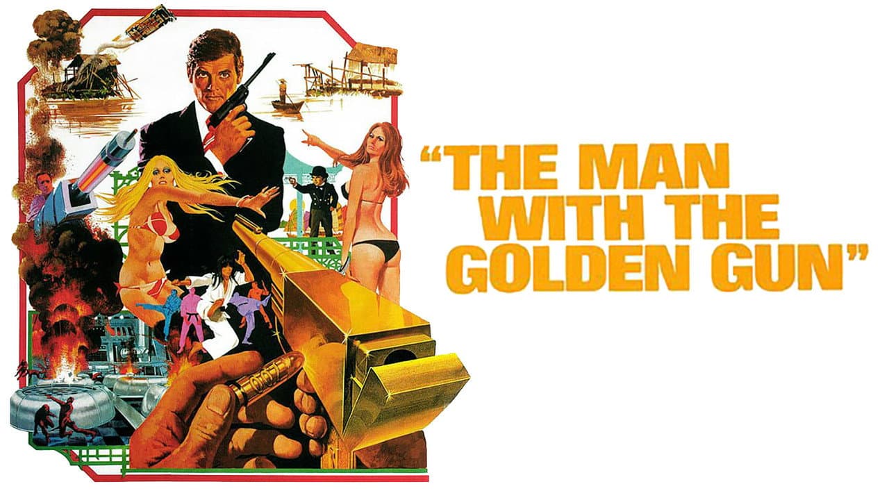 The Man with the Golden Gun — backdrops with title 3
