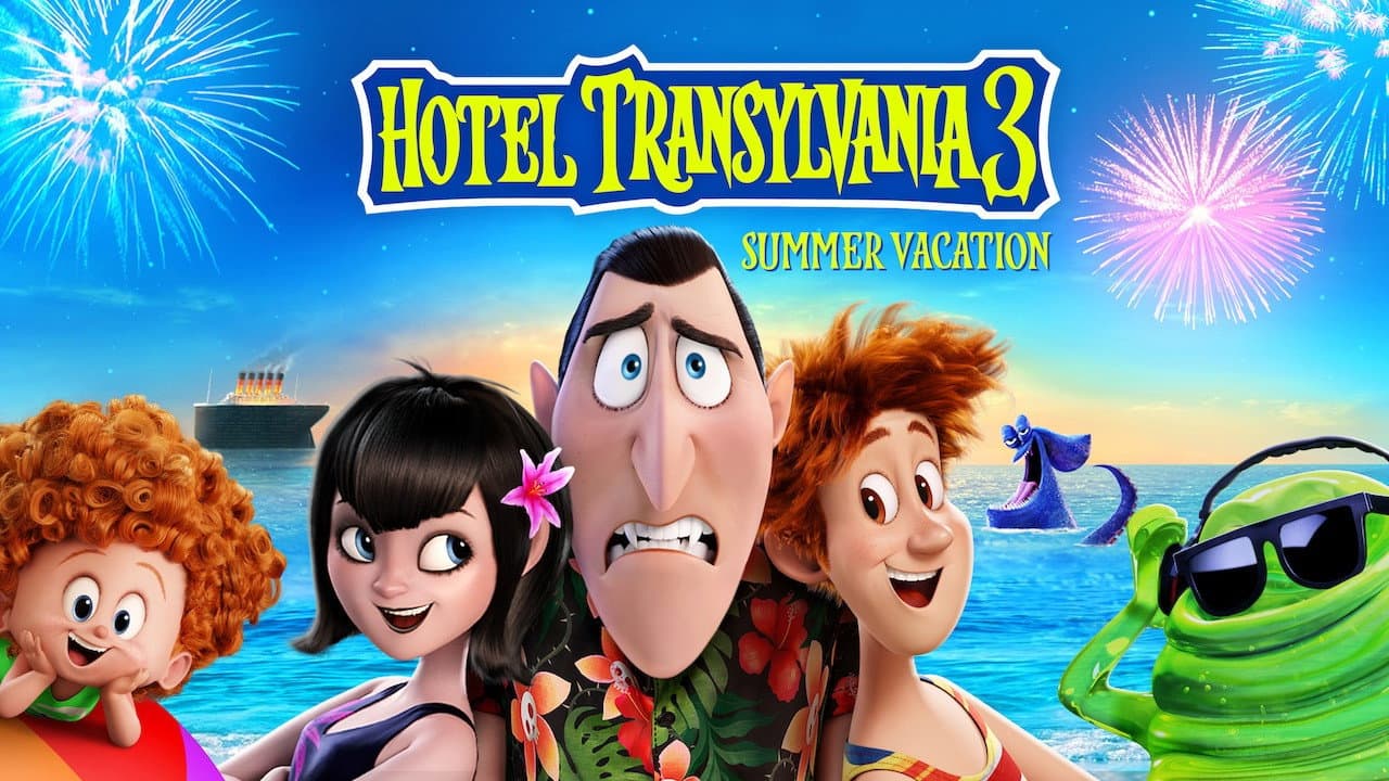 Hotel Transylvania 3: Summer Vacation — backdrops with title 3