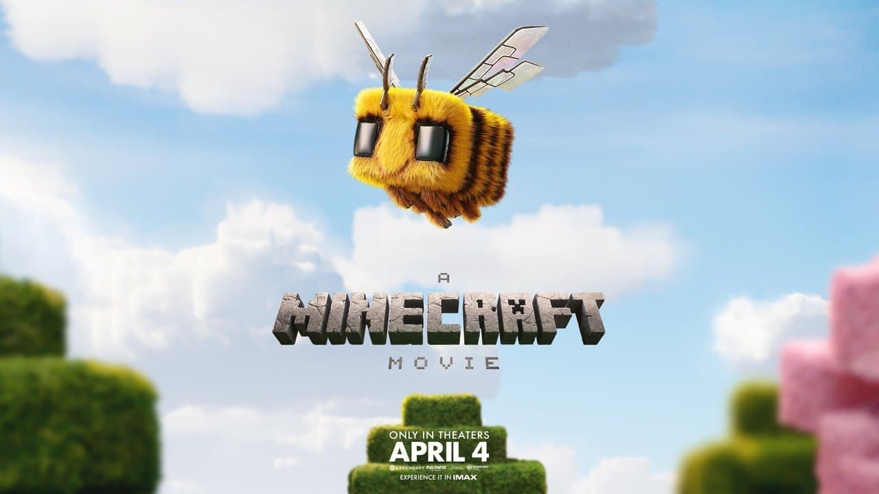 A Minecraft Movie — backdrops with title 4