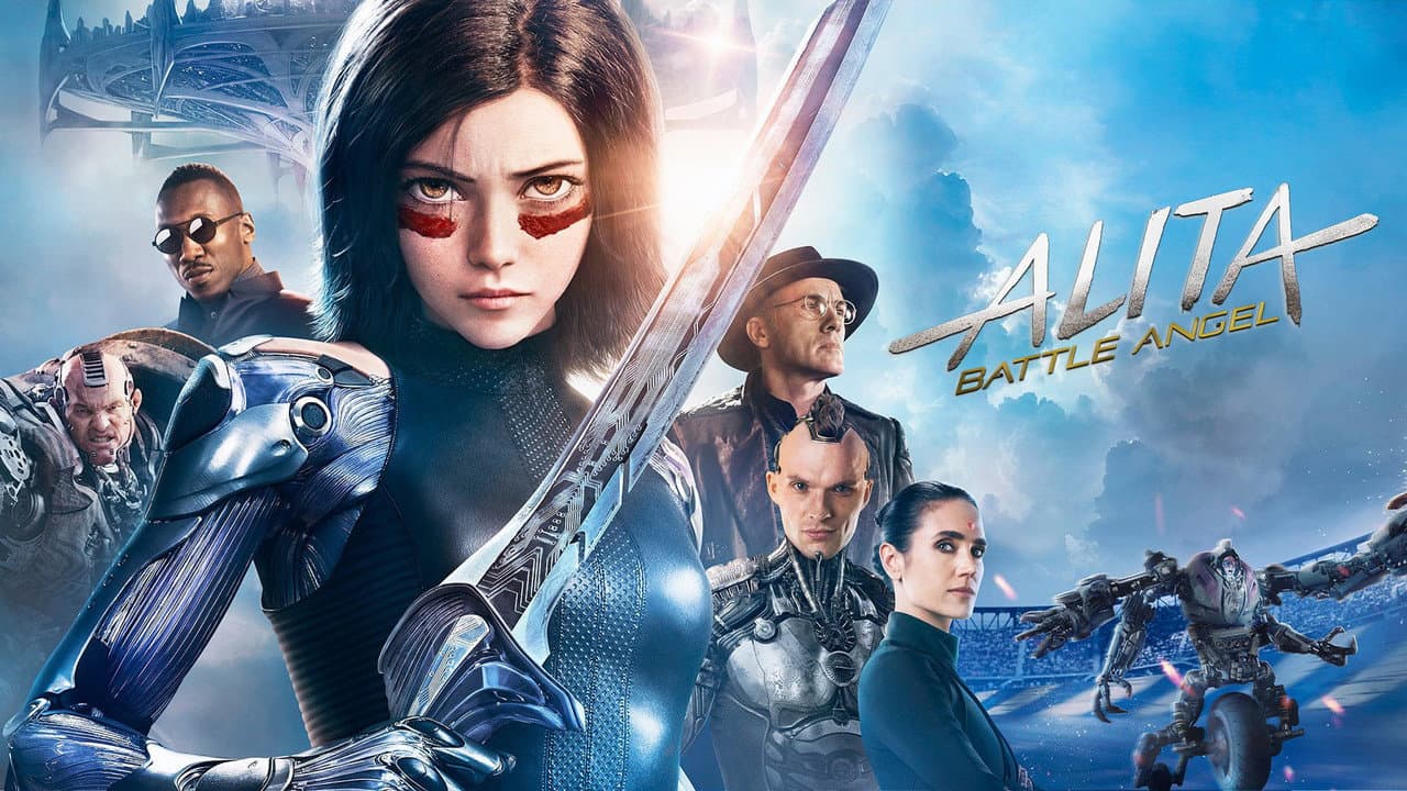 Alita: Battle Angel — backdrops with title 1