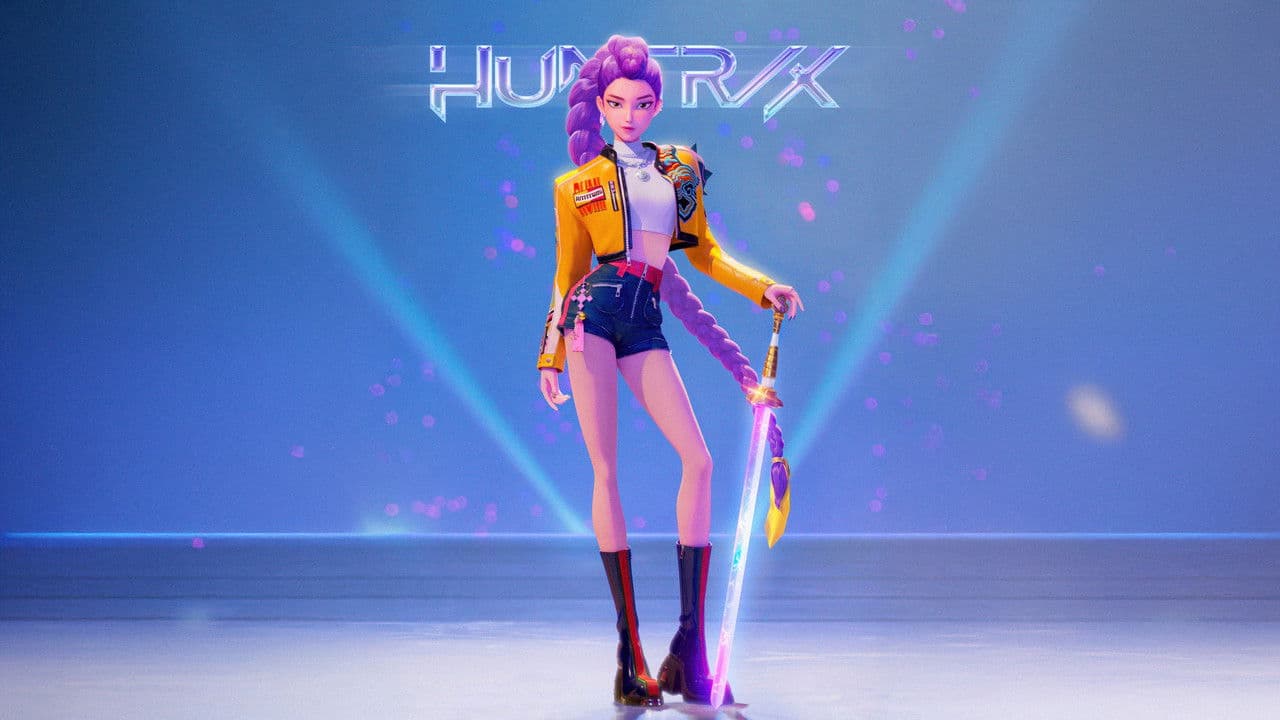 KPop Demon Hunters — backdrops with title 8