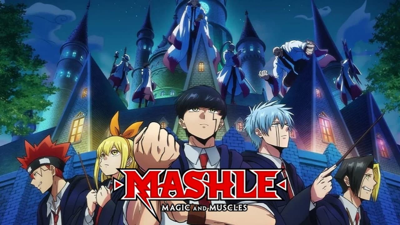 MASHLE: MAGIC AND MUSCLES — backdrops with title 3