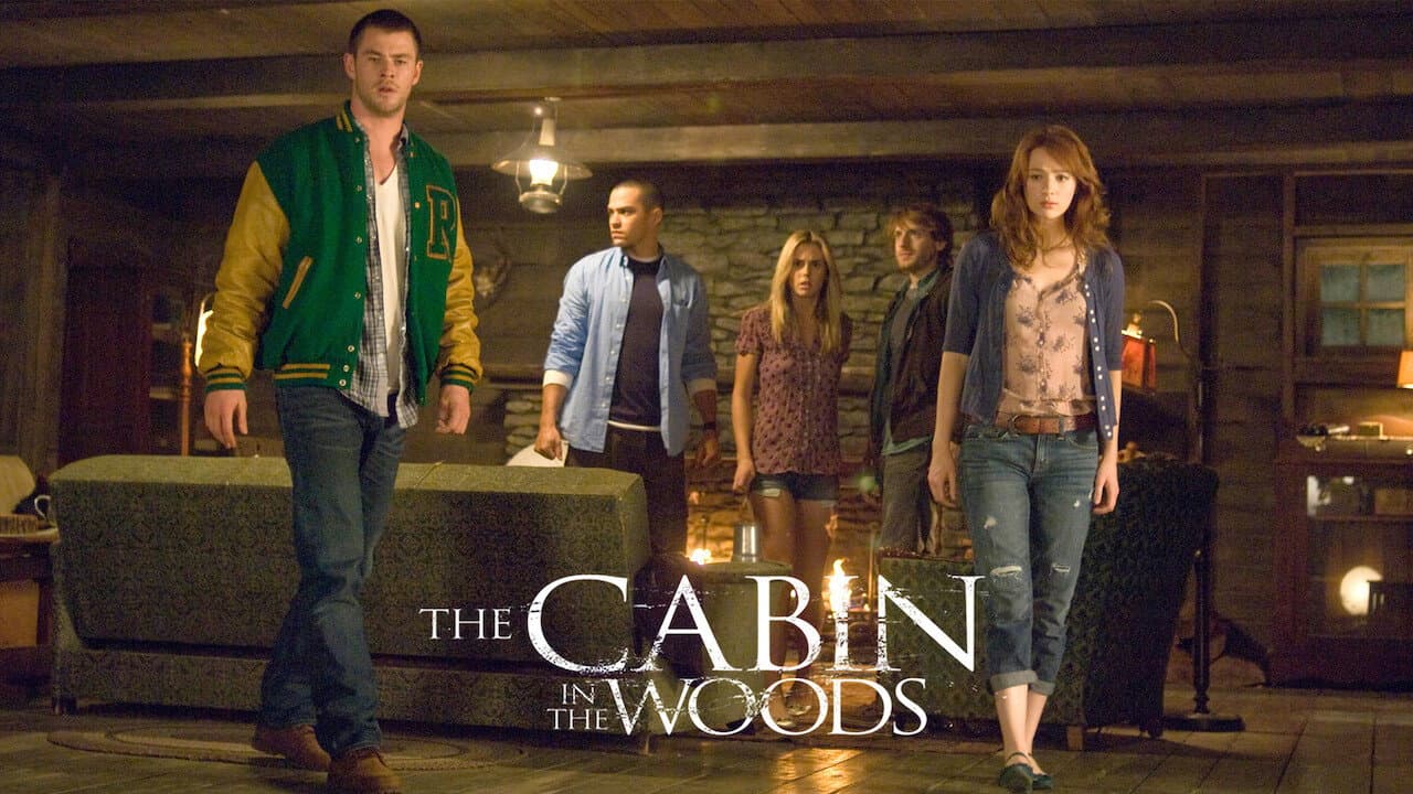 The Cabin in the Woods — backdrops with title 8