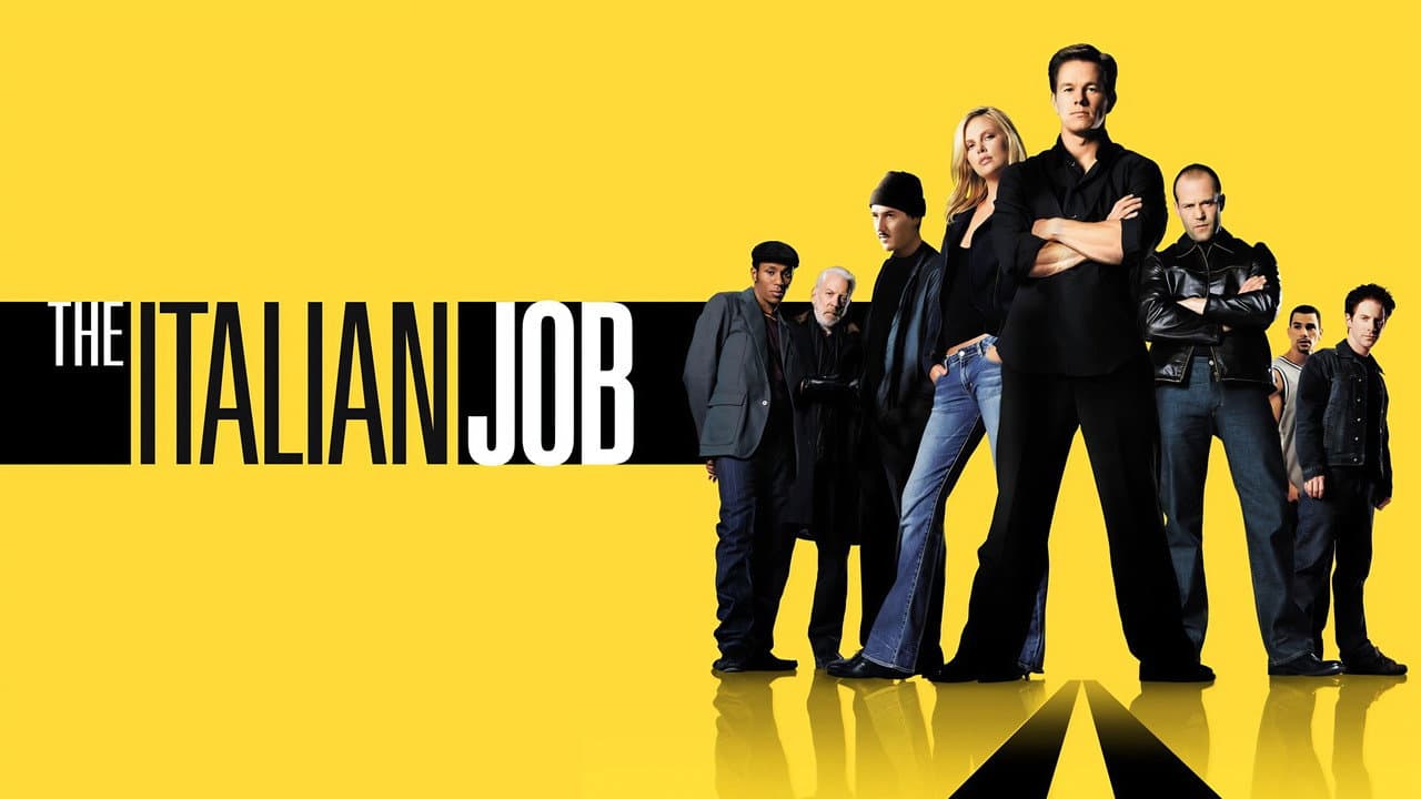 The Italian Job — backdrops with title 7