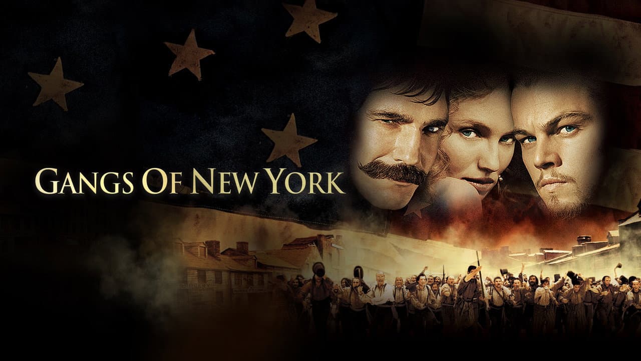 Gangs of New York — backdrops with title 4