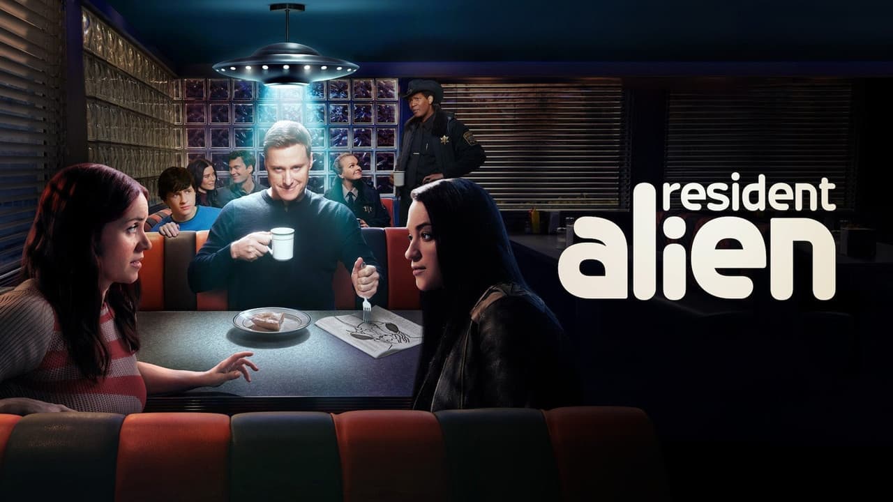 Resident Alien — backdrops with title 1