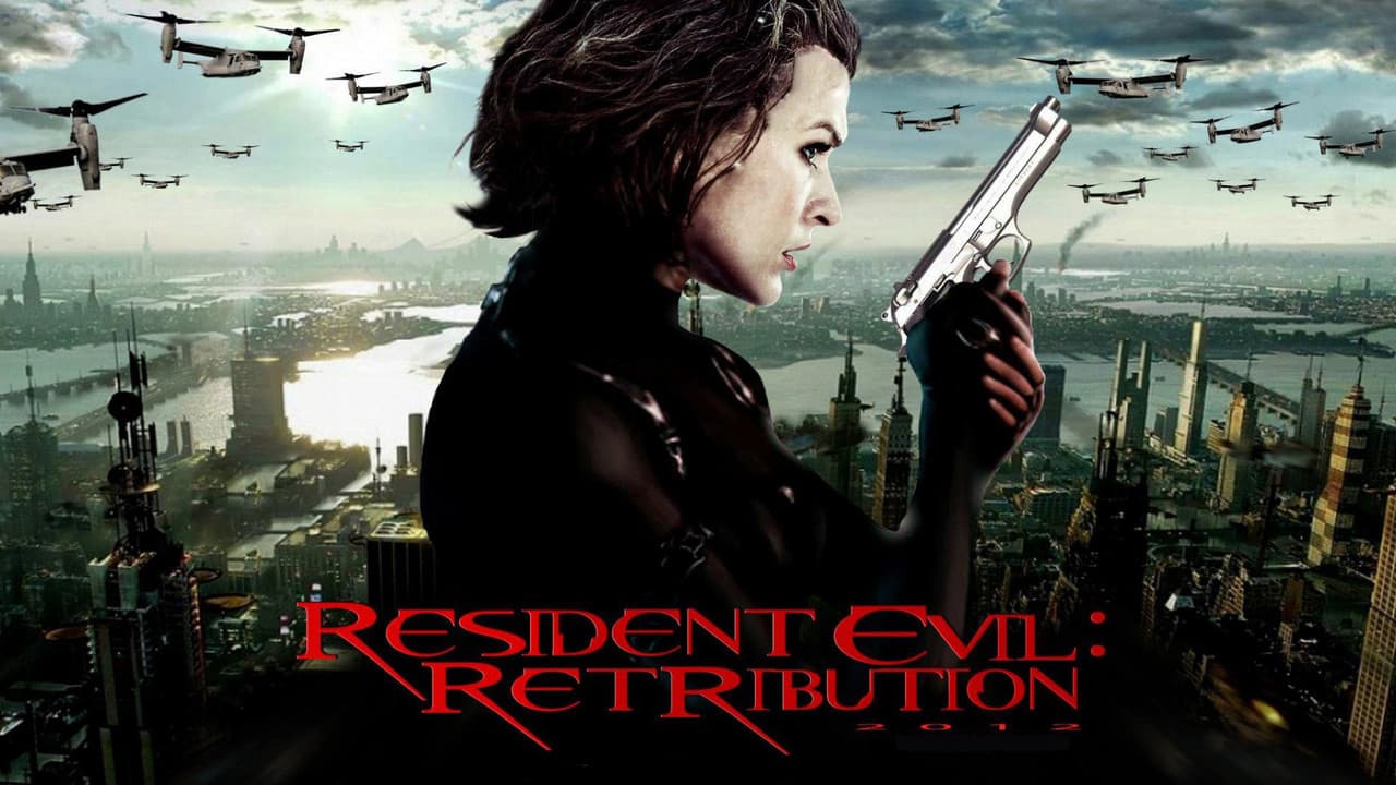 Resident Evil: Retribution — backdrops with title 4