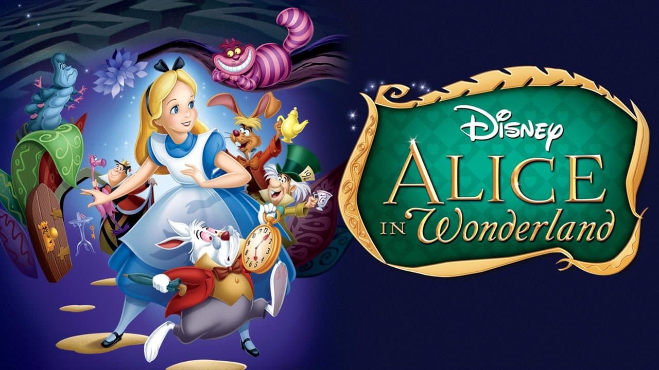 Alice in Wonderland — backdrops with title 5
