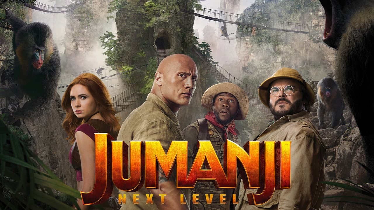 Jumanji: The Next Level — backdrops with title 5