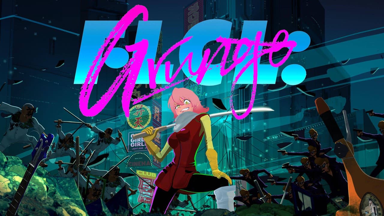 FLCL — backdrops with title 4