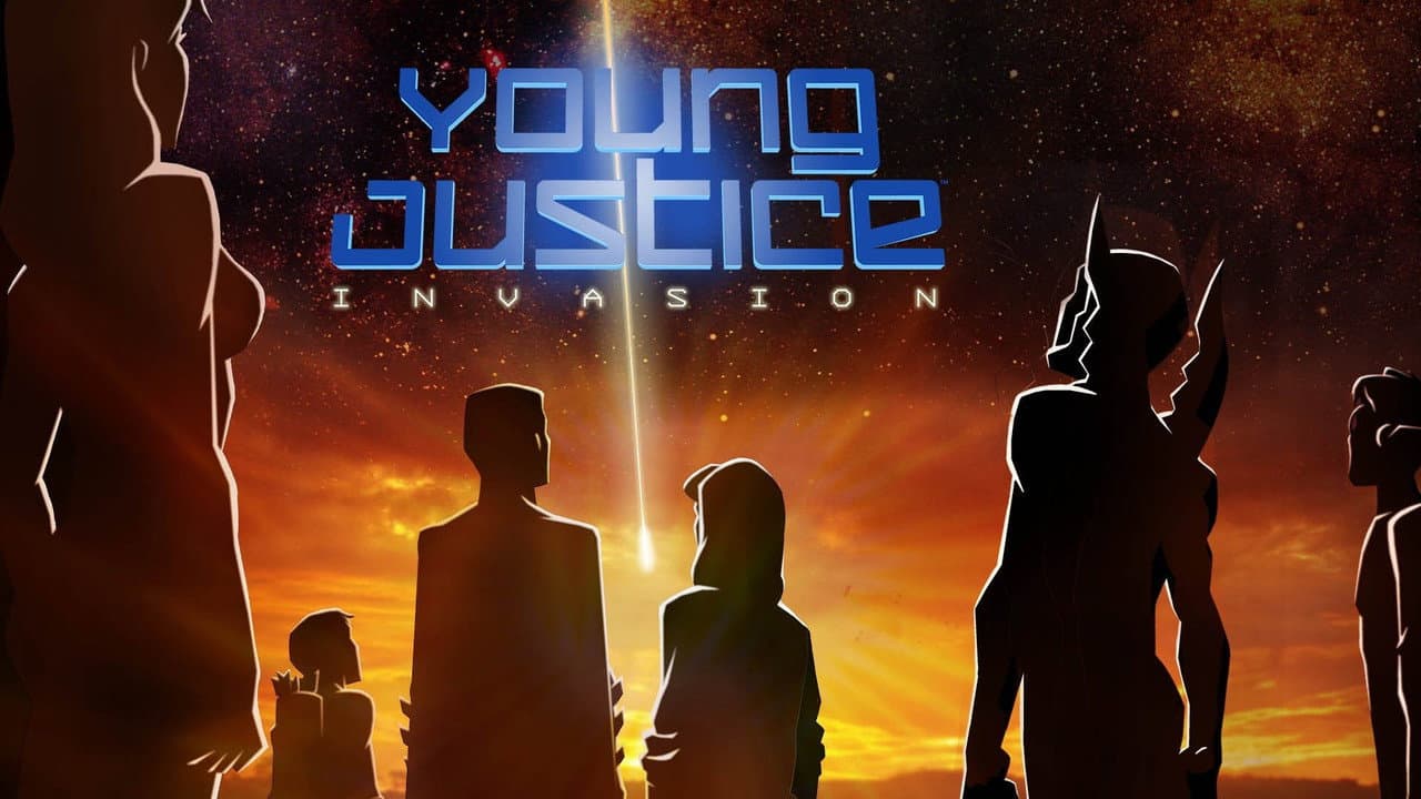 Young Justice — backdrops with title 5