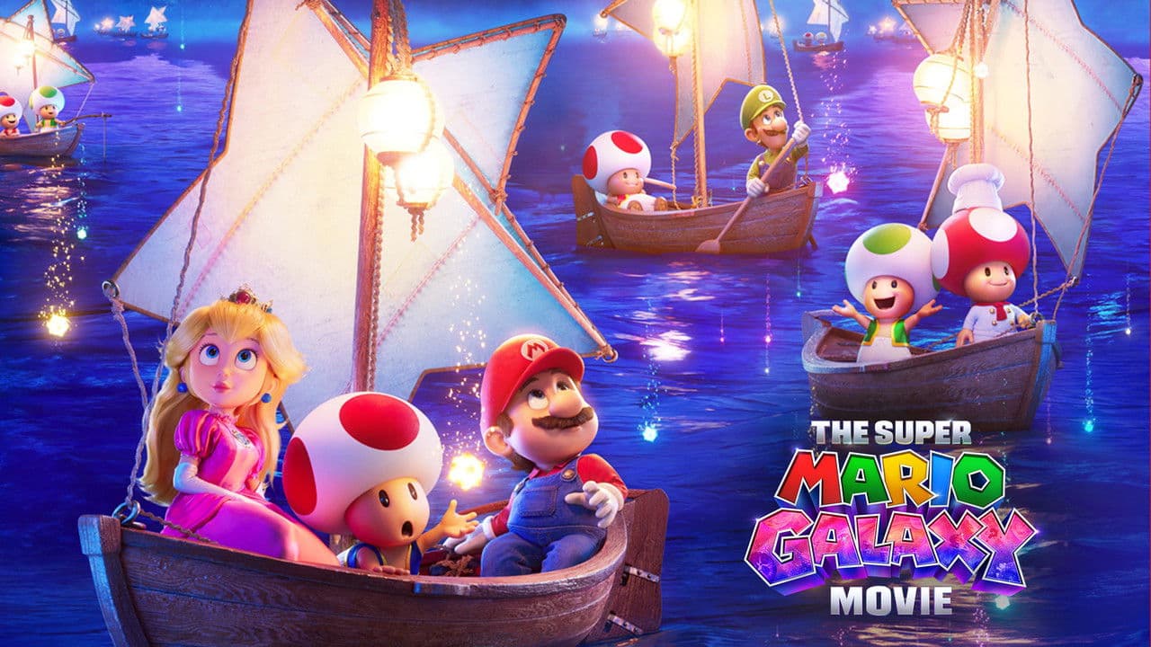 The Super Mario Galaxy Movie — backdrops with title 4