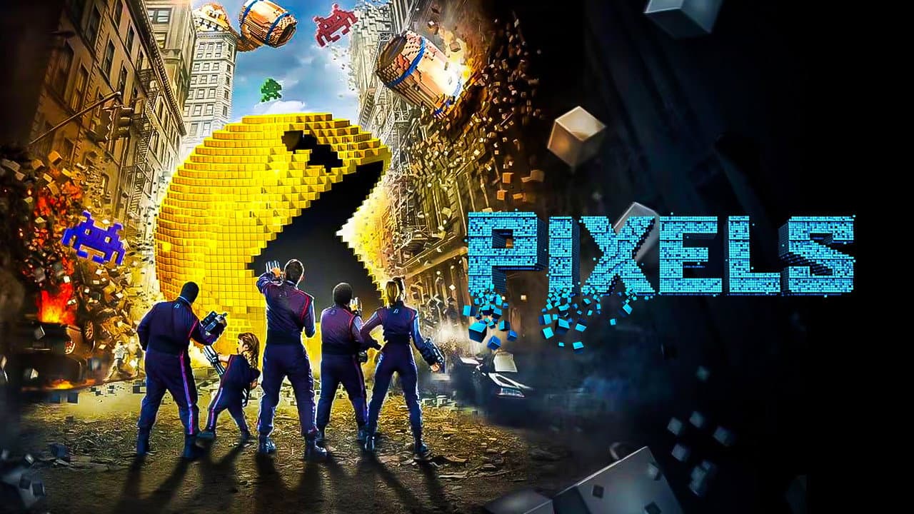 Pixels — backdrops with title 3
