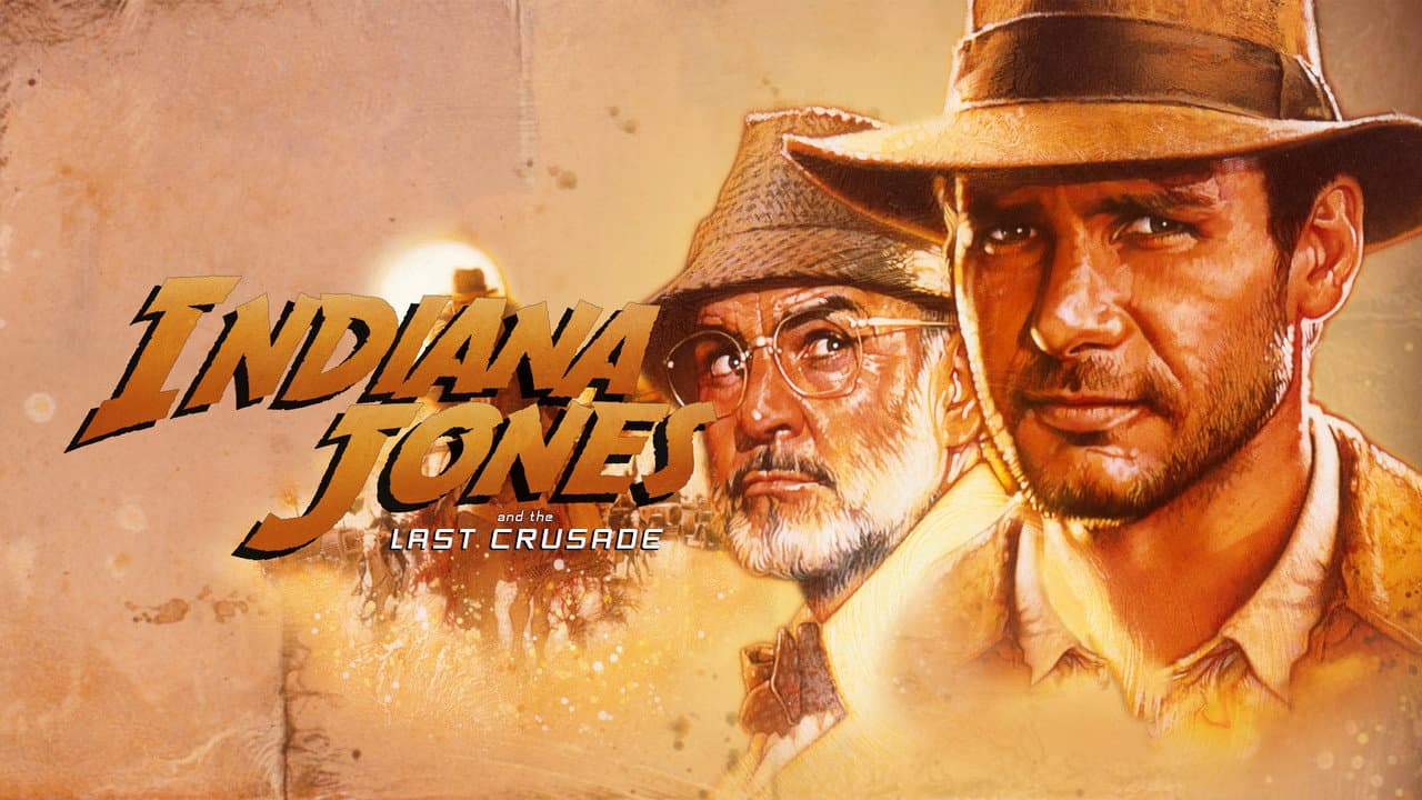 Indiana Jones and the Last Crusade — backdrops with title 2
