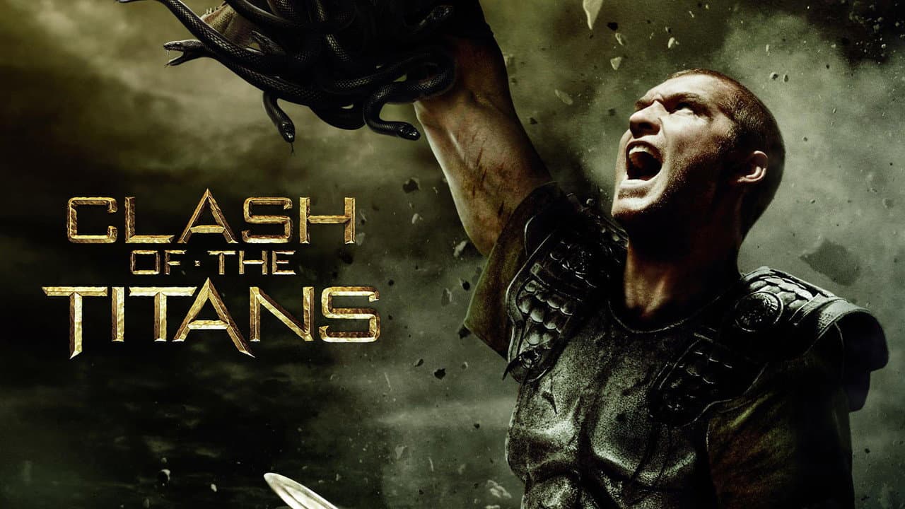 Clash of the Titans — backdrops with title 3