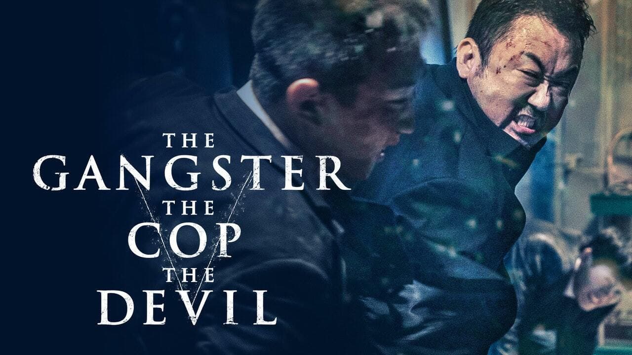 The Gangster, the Cop, the Devil — backdrops with title 2
