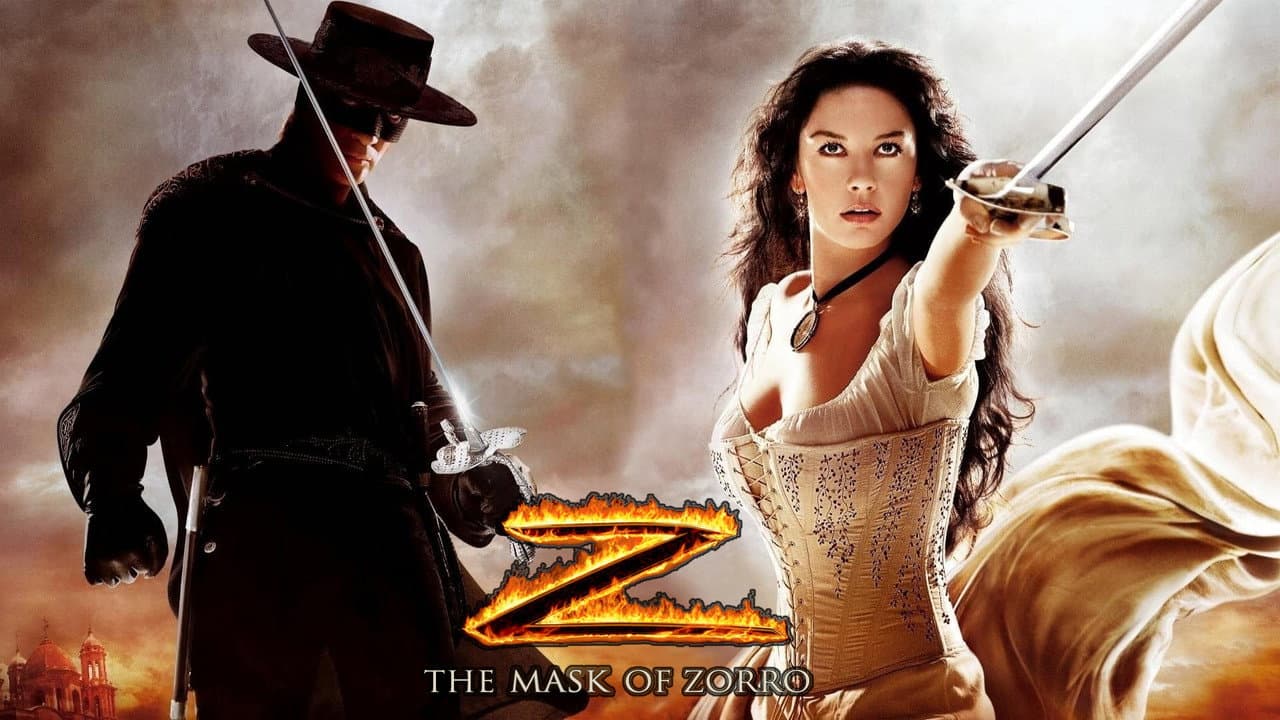 The Mask of Zorro — backdrops with title 5
