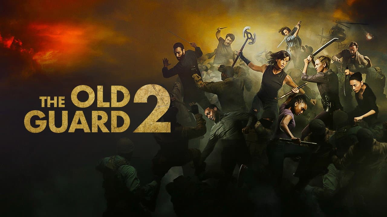 The Old Guard — backdrops with title 3
